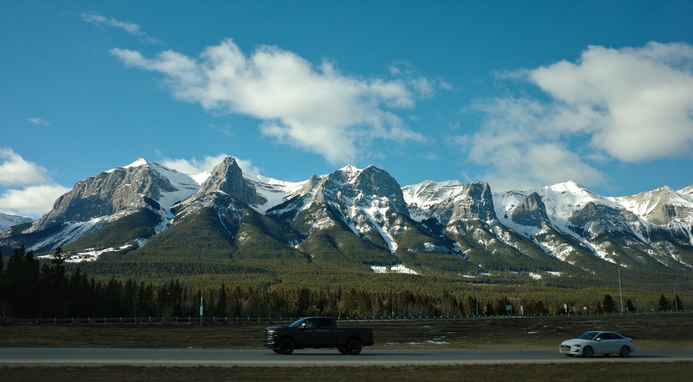 On the way to Banff